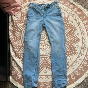 Ruffled Jeans Light-washed